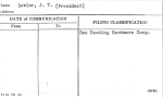 Lawlor, J.T. (President)