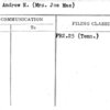 Lawo, Andrew H. (Mrs. Joe Mae)