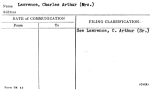 Lawrence, Charles Arthur (Mrs.)