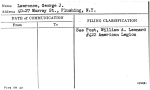 Lawrence, George J.