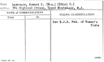 Lawrence, Howard C. (Mrs.) (Ethel C.)