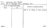Lawrence, Ruth (Miss)