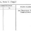 Lawson, Eldon D. (Secy.)