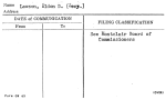 Lawson, Eldon D. (Secy.)