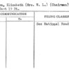 Lawton, Elizabeth (Mrs. W.L.) (Chairman)