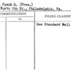 Leaf, Frank G. (Pres.)