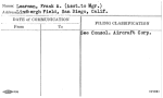 Learman, Frank A. (Asst. to Mgr.)