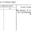 Leasing of Parking Space