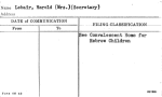 Lebair, Harold (Mrs.) (Secretary)