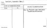 Leclair, Lauretta (Mrs.)