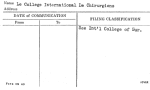 Le College International De Chirurgiens
