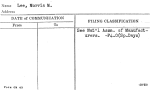 Lee, Morris M.