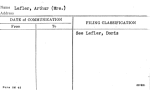 Lefler, Arthur (Mrs.)