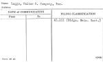 Legge, Walter G. Company, Inc.