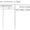 Lehman's Invitations to State