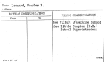 Leonard, Charles B.