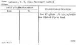 LeSueur, T.E. (Gen. Passenger Agent)