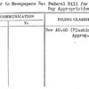Letter to Newspapers Re: Federal Bill for Flushing Bay Appropriation