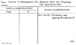 Letter to Newspapers Re: Federal Bill for Flushing Bay Appropriation