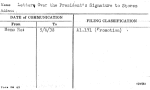 Letters Over the President's Signature to Stores