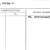 Levine, Irving C.