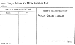 Levy, Arthur J. (Mrs. Harriet D.)
