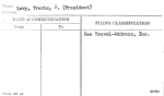 Levy, Travis, S. (President)