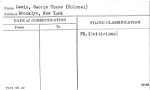 Lewis, George Chase (Colonel)