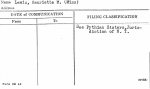 Lewis, Henrietta M. (Miss)