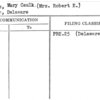 Lewis, Mary Caulk (Mrs. Robert E.)