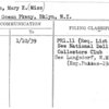 Lewis, Mary E. (Miss)