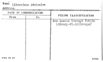 Librarians Admission