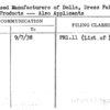 Licensed Manufacturers of Dolls, Dress Fabrics And Rain Products -- Also Applicants