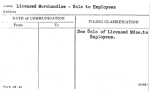 Licensed Merchandise - Sale to Employees