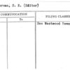 Lieberman, S.E. (Editor)