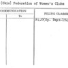 Lime (Ohio) Federation of Women's Clubs