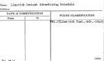 Limerick Contest Advertising Schedule