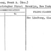 Lindberg, Frank A. (Mrs.)