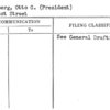 Lindberg, Otto G. (President)