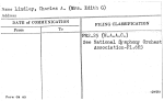 Lindley, Charles A. (Mrs. Edith G)