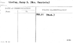 Lindley, Harry R. (Mrs. Henrietta)