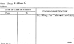 Ling, William J.