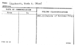 Lippincott, Rhoda A. (Miss)