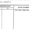 Lipschultz, Leonard L.