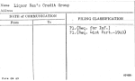 Liquor Men's Credit Group