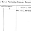 Liquor Review Publishing Company, Incorporated