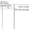 Lisk, Harold H.
