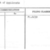 List of Applicants