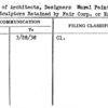 List of Architects, Designers Mural Painters, and Sculptors Retained by Fair Corp. or Exhibitors