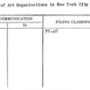 List of Art Organizations in New York City